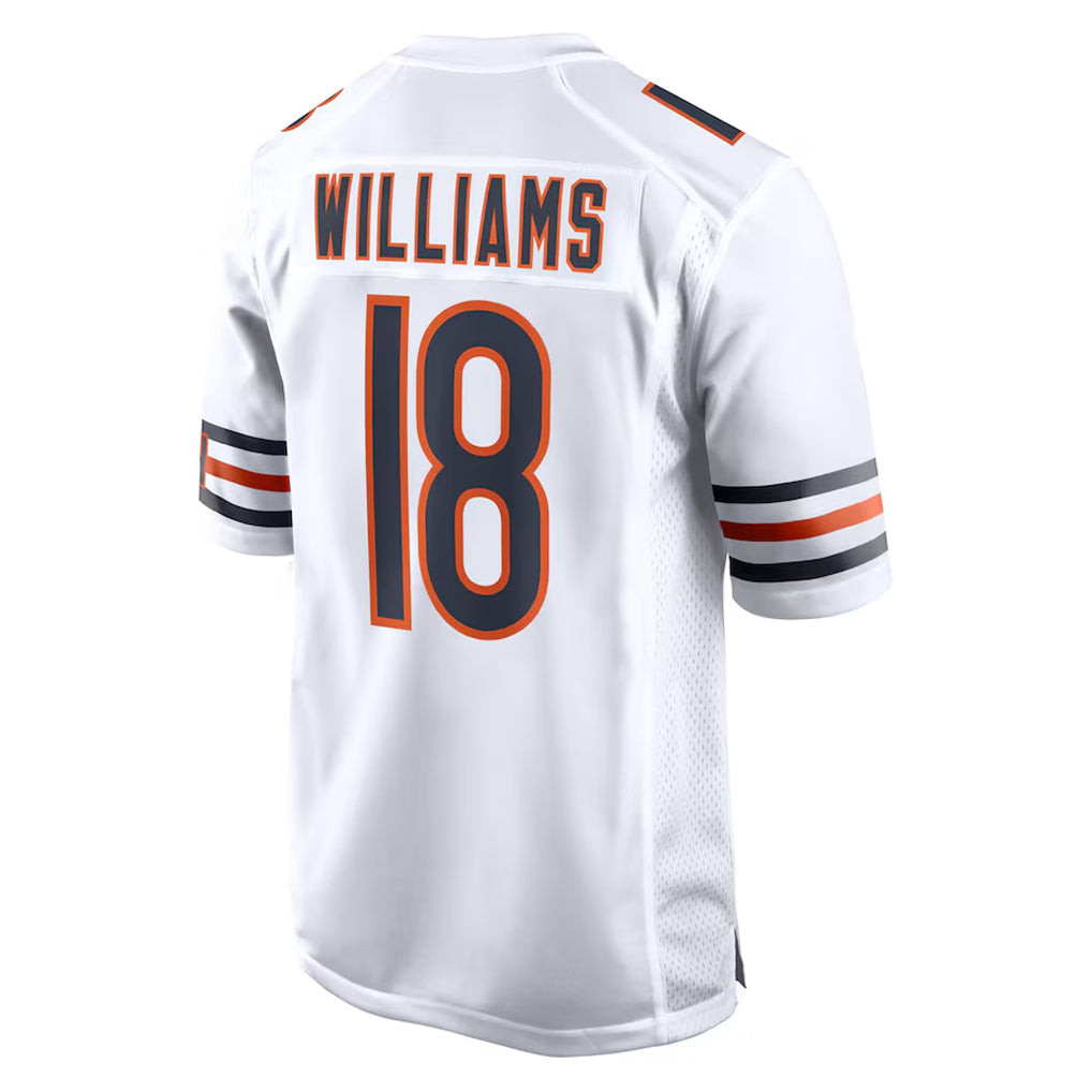 C.Bears #18 Caleb Williams Player White Home Game Jdoa Stitched Jerseys