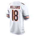 C.Bears #18 Caleb Williams Player White Home Game Jdoa Stitched Jerseys