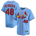 St. Louis Cardinals #48 Ivan Herrera Player Light Blue  Home Limited Jdoa Stitched Jerseys