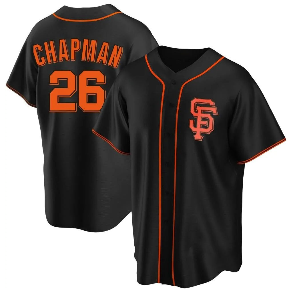 SF.Giants #26 Matt Chapman Player Black 2026 Home Game Jdoa Stitched Jerseys