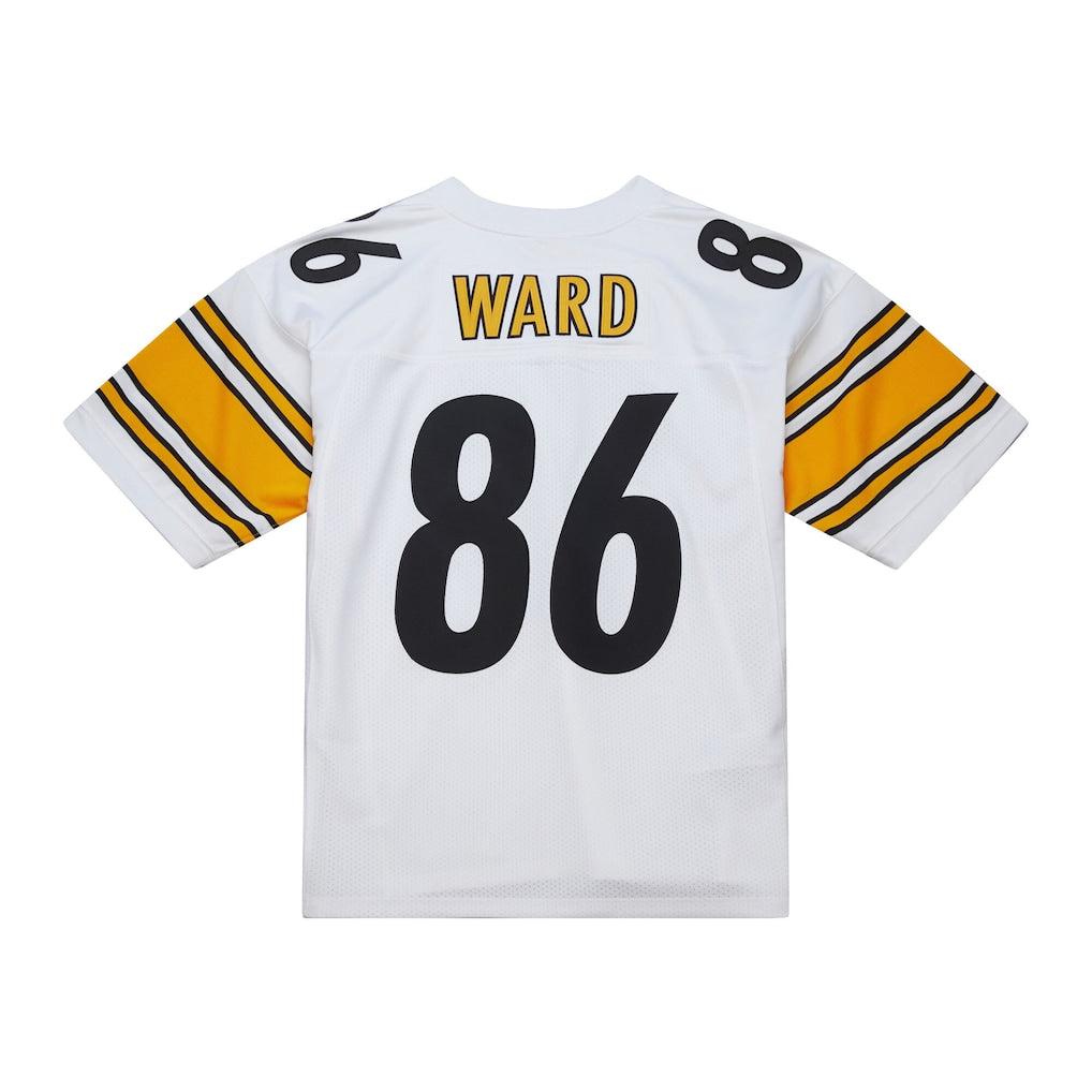 Jdoa P.Steelers #86 Hines Ward Mitchell & Ness White 2005 Authentic Throwback Retired Player Jersey
