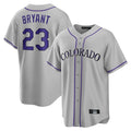 C.Rockies #23 Kris Bryant Player Gray Game Home Jdoa Stitched Jerseys