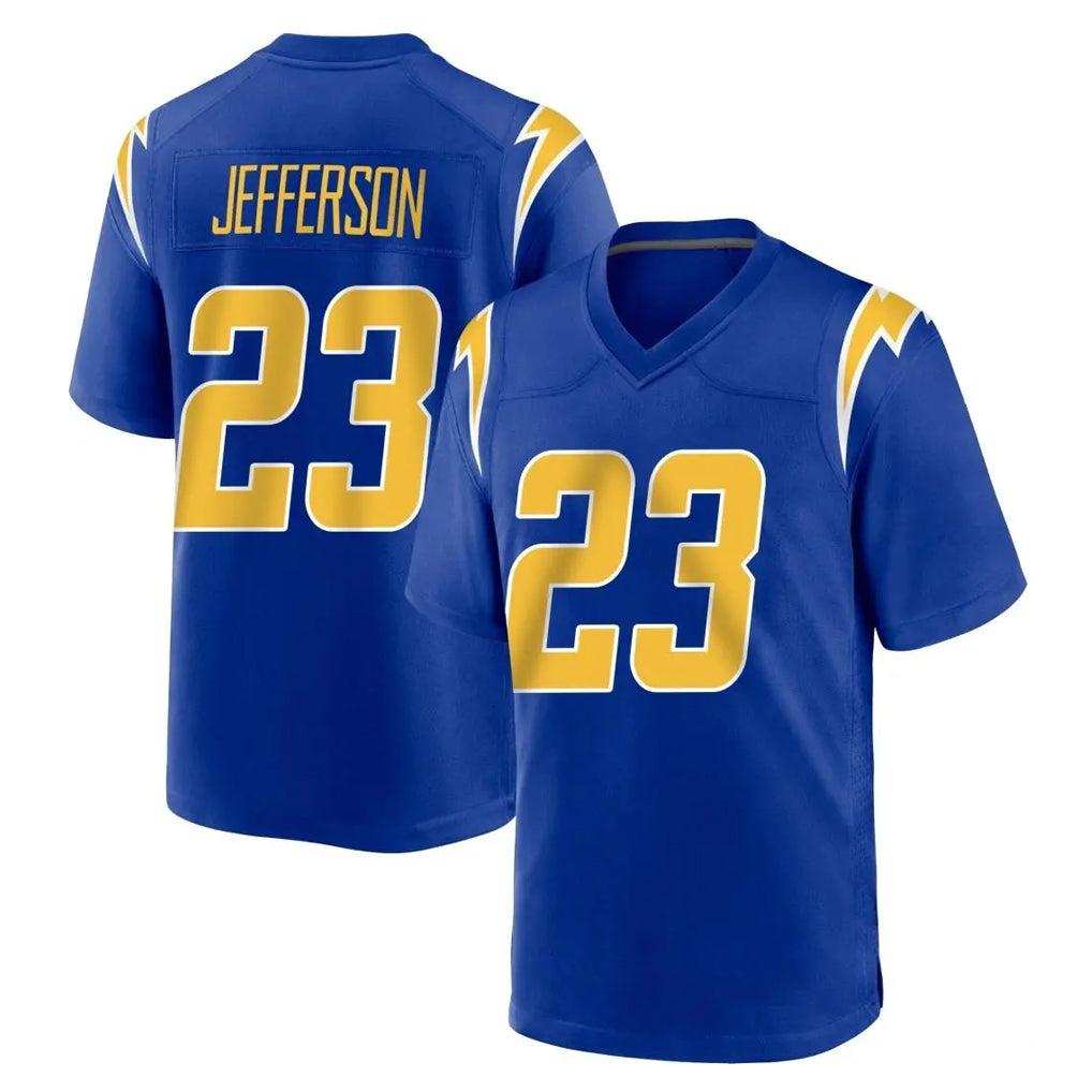 LA.Chargers #23 Tony Jefferson Player Royal Home Game Stitched Jerseys