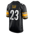 Jdoa P.Steelers #23 Darius Slay Black Team Game Jersey