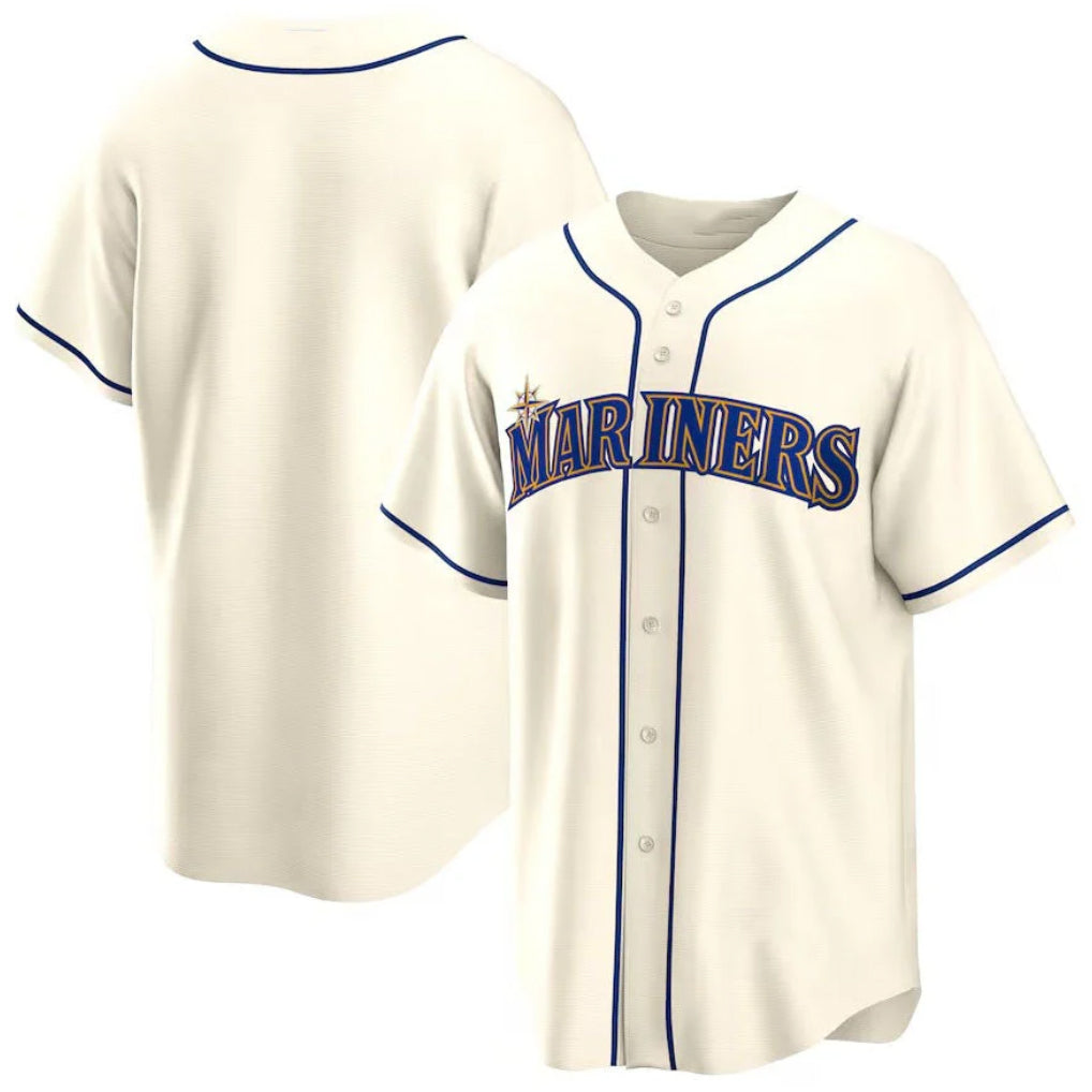 S.Mariners ## Mariners Blank Player Cream Home Game Jdoa Stitched Jerseys
