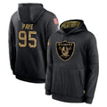 LV.Raiders #95 Kwity Paye Player Black Salute to Service Hoodies Limited Game Stitched Jerseys
