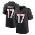 A.Falcons #17 Zachariah Branch Player Black Home Game Jdoa Stitched Jerseys